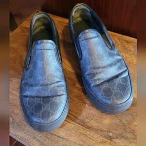 Gucci Black Loafers Slip-On Sneakers
